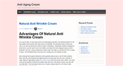 Desktop Screenshot of anti-agingcream.net
