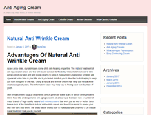 Tablet Screenshot of anti-agingcream.net